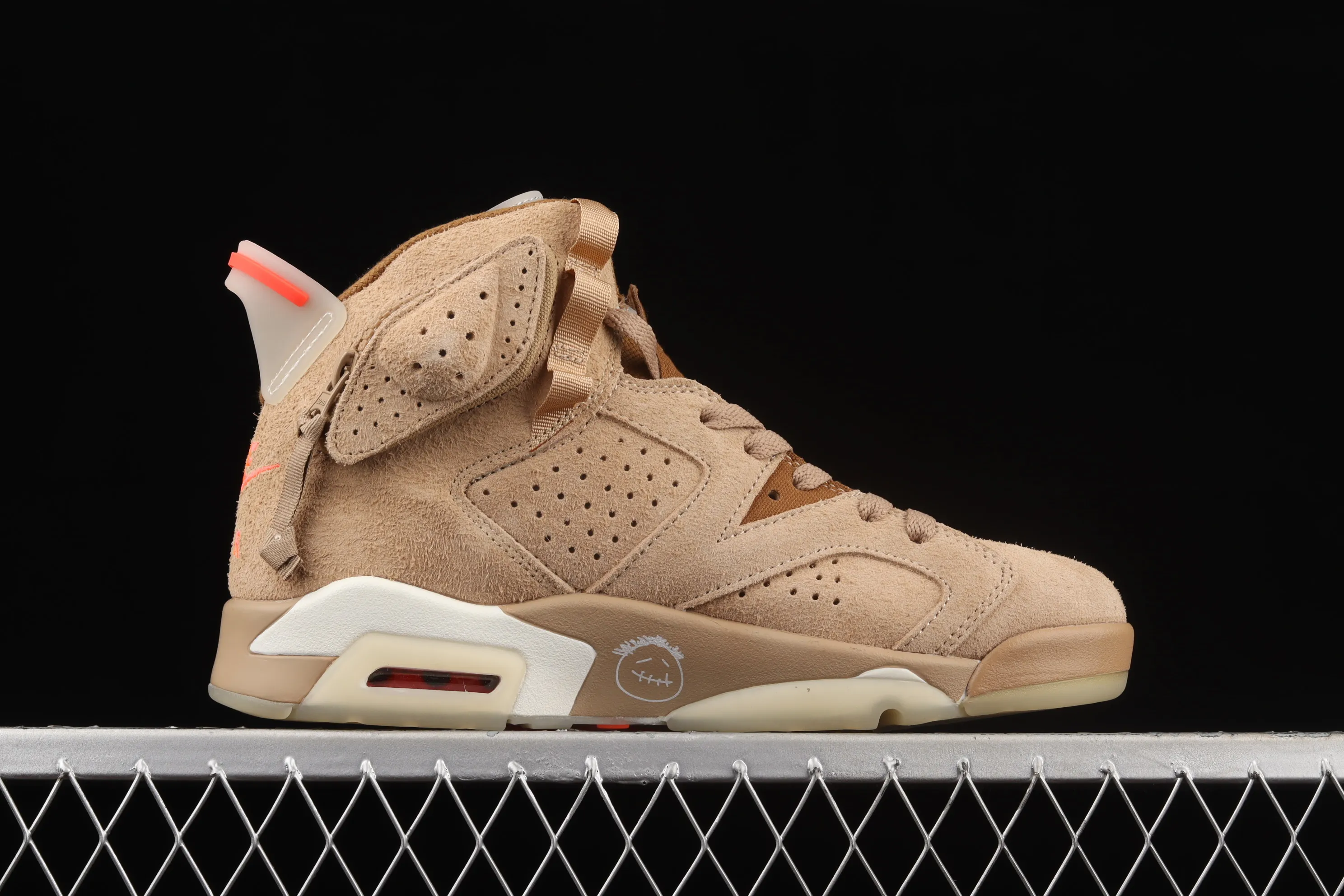 All categories Air Jordan Jordan series basketball shoes Air Jordan 6 G version Travis Scott x Air Jordan 6 "British Khaki" AJ6 Joe 6 Khaki DH0690-200